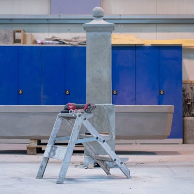 Restaurierung von einem Betonbrunnen aus dem Jahr 1899