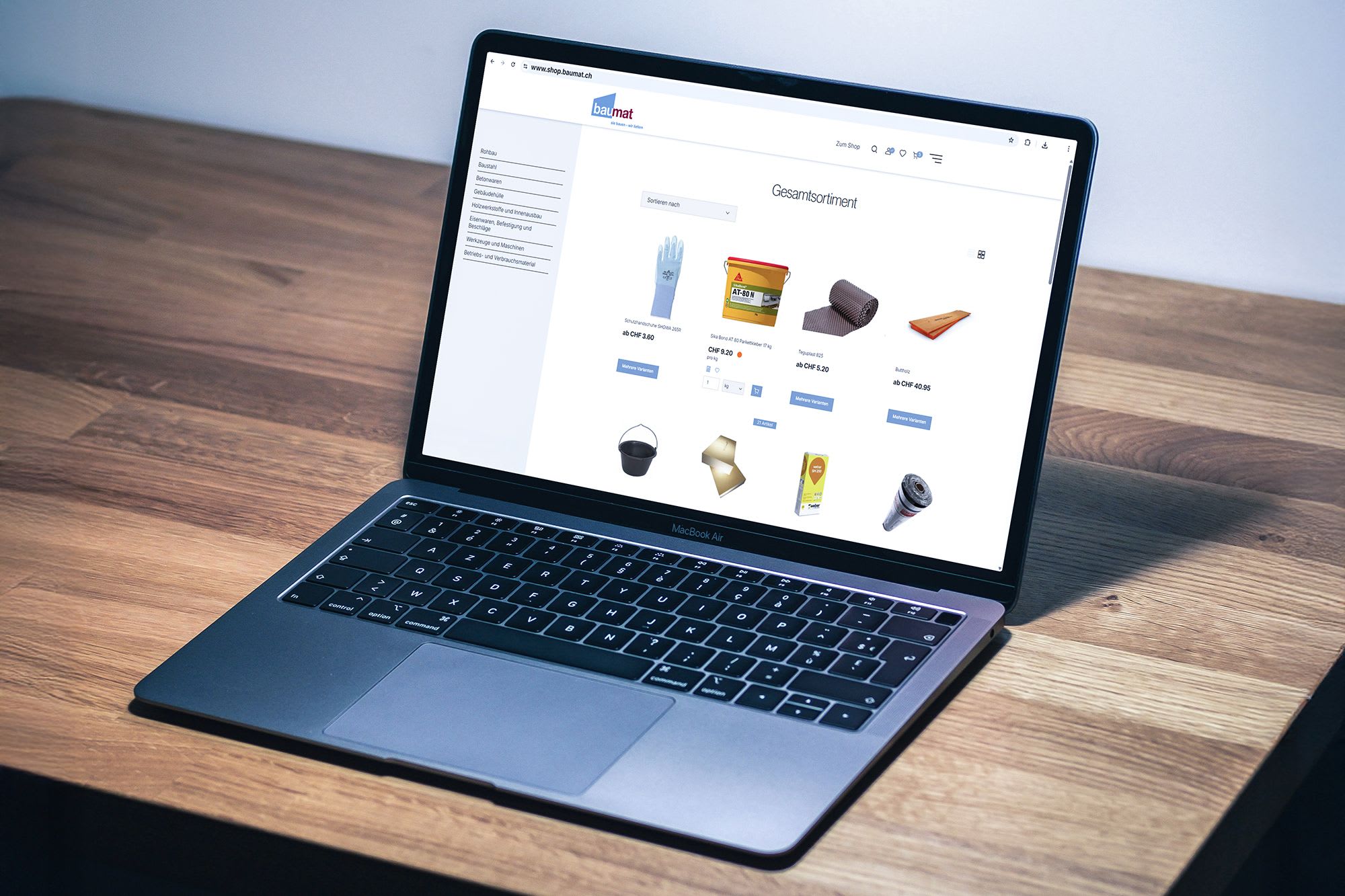 Webshop - Baumat AG