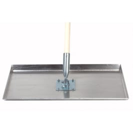 Bodentaloschen V-45° (Betonschieber) Grösse cm: 63x27, Stiellänge cm: 180