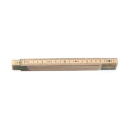 Gliedermeter aus Holz Länge m: 2.0, Glieder: 10