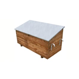 Werkzeugkiste, massiv montiert Länge cm: 195, Tiefe cm: 82