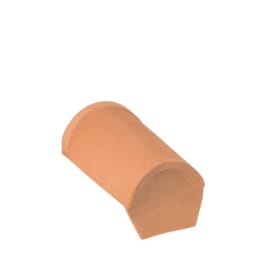 Firstziegel Fi44 Ender mit Lappen dunkelbraun (ZR)