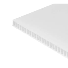 TEGUFRONT PP Bauwandplatte 10 mm 2.40 x 2.10 m weiss 1-Kammer Platte 1800g / m2