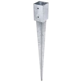 Einschlagbodenhülse verzinkt L 900 mm für Pfosten 91 x 91 mm