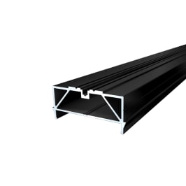 TWIXT ISOSTEP Alu UK Clip schwarz 30x64 mm 400 cm