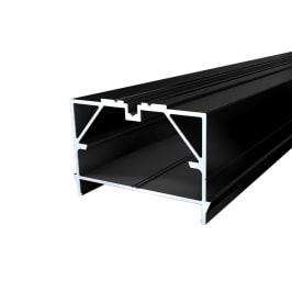 BIG ISOSTEP Alu UK Clip schwarz 45x64 mm 400 cm