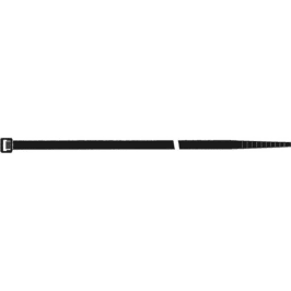 Kabelbinder L.280mm B.4,5mm PA schwarz UV-beständig / 100 Stk.