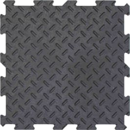 Bodenplatte Alpha Tile 30x30 cm schwarz 10 Stück