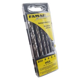 FAMAG Holzspiralbohrersatz HSS 5tlg. / 4-10 mm