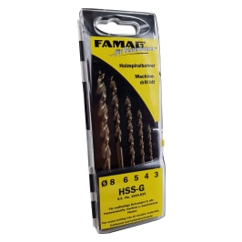 FAMAG Holzspiralbohrersatz HSS-G 5tlg. / 3-8 mm
