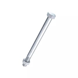 Sechskant-Bauschraube mit Mutter