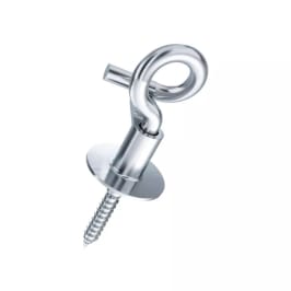 Schauckelschraube mit Holzgewinde Stahl verzinkt blau 12 x 180 mm