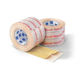 Ampacoll Flexx pro dehnbares Acrylklebeband 150 x 0,3 mm Schlitzung: 75 mm 25 m