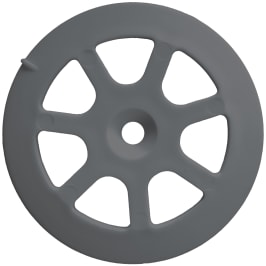 Wedi Kunststoffrondelle schiefergrau Ø 35 mm (100 Stück)