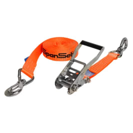 SpanSet Ratschen-Zurrgurte AK401054K Länge 10 m Breite 50 mm orange
