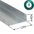Rigips U-Wandprofil UW 100  mm 4,0 m