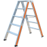 Doppelstufenleiter 2 x 6 Stufen Länge 1.44 m 