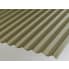 Acrylglas XT Wellplatte 3 mm Wabe braun Profil 76/18 L 4000 mm B 1045 mm