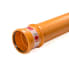 Rehau PP Kanalrohr mit Steckmuffe Ø 400 6 m SN4 (orange)