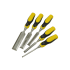 Stechbeitel  Set 5-teilig "Dynagrip" Breiten mm: 6, 12, 18, 25, 32