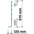 ruwa forwa 2000 Matte GI 420 B500A 5 x 5 m