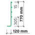 ruwa forwa 2000 Matte AI 250 B500A 5 x 5 m