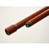 Schneefangrohr 3/8" rot mit Muffe L 6000 mm