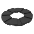 Lagerring rund ohne Abstandhalter Gummi D 13 cm H 0.8 cm