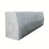 Randstein RB12 mit Vorsatz grau glatt L 100 B 15 H 25 h1 10 cm 