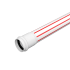 Streng LDPE M-KSR weissrot COEX C+S inkl. Dichtung Ø 112/100 mm 10 m