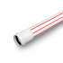Streng HDPE M-KSR weissrot COEX C+S inkl. Dichtung Ø 214/195 mm 10 m
