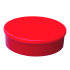 THE HOUSE OF MAGNETS Haftmagnet Ferrit ø 16.0x7.0 mm 4Stk. rot