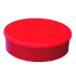 THE HOUSE OF MAGNETS Haftmagnet Ferrit ø 30.0x8.0 mm 4Stk. rot