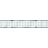 ACO Multiline Gitterrost Q+ V200 NW200 mm Stahl verzinkt C250 1000 mm 