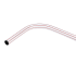 Streng LDPE KSR-Hauseinführungsbogen W/R Ø 92/80 mm 90° Radius 800 C+S