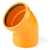 Rehau PP Bogen Ø 110 30° (orange)