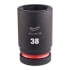 Milwaukee SHOCKWAVE Schlagnuss 1" lang 38 x 92 mm
