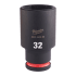 Milwaukee SHOCKWAVE Schlagnuss 1/2" lang 32 x 78 mm