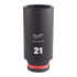 Milwaukee SHOCKWAVE Schlagnuss 3/8" lang 21 x 65 mm