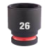 Milwaukee SHOCKWAVE Schlagnuss 1/2" kurz 26 x 42 mm