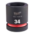 Milwaukee SHOCKWAVE Schlagnuss 1" kurz 34 x 62 mm