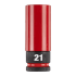 Milwaukee SHOCKWAVE 1/2" Schlagnuss Automotive 21 mm