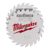 Milwaukee Kreissägeblatt Holz für Akku-Handkreissägen 2x 165/15,87 mm Z24 