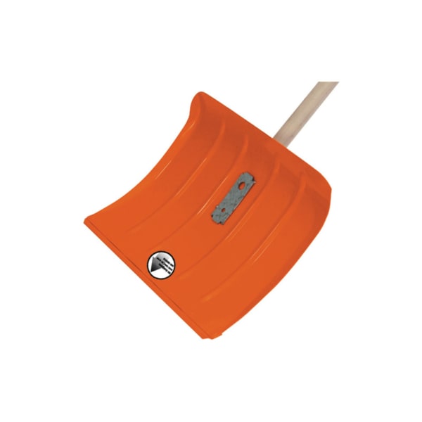 Schneeschieber ALU Orange, Breite / Höhe mm: 500/360, Stiellänge cm: 150-thumbnail