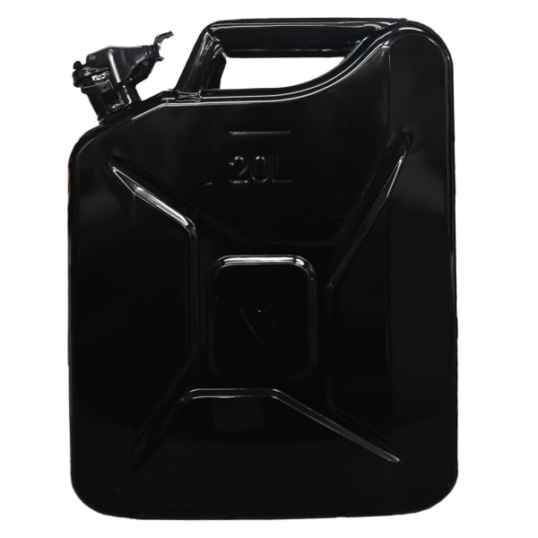 Benzinkanister Armee-Modell Farbe: schwarz RAL 9005, Inhalt / Liter: 20-thumbnail