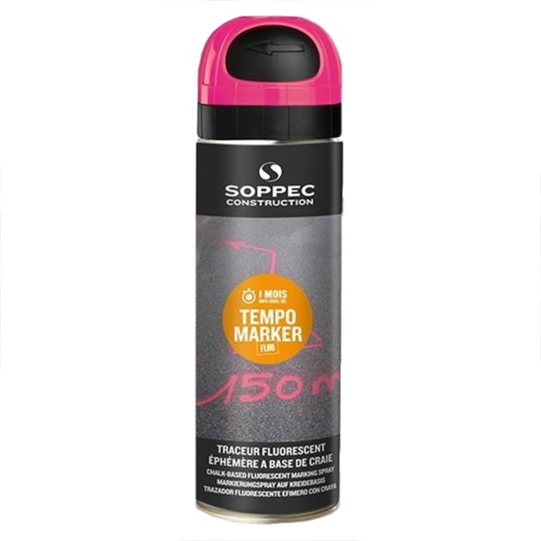 Markierspray TEMPO MARKER, pink fluoreszierend, Inhalt: 500 ml-thumbnail