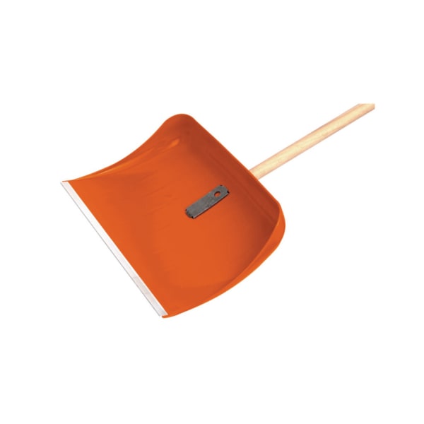 Schneeschieber Kunststoff Orange, Breite / Höhe mm: 550/350, Stiellänge cm: 150-thumbnail