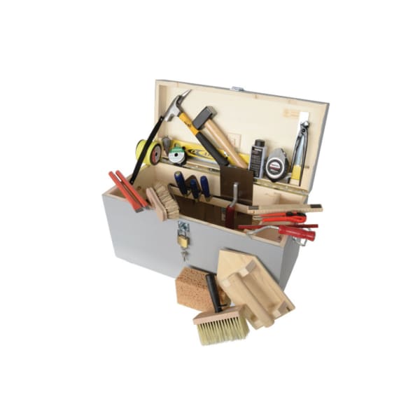 Maurer- Werkzeugkisten "Easy" Gr.mm: 650/310/340, gefüllt, mit 27 Werkzeuge-thumbnail