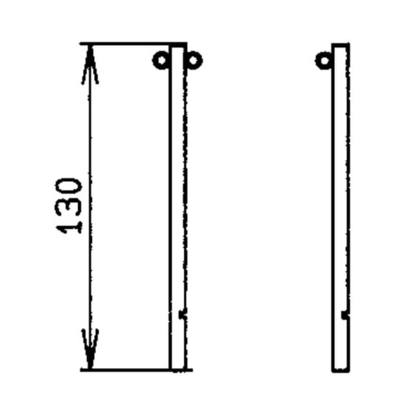 Absperrpfosten mit Nut Rohr Ø: 1,5", Ringe: 1-thumbnail