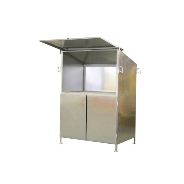 Planhaus mit Werkzeugschrank Grösse mm: 1135x950, Höhe mm: 2000-thumbnail